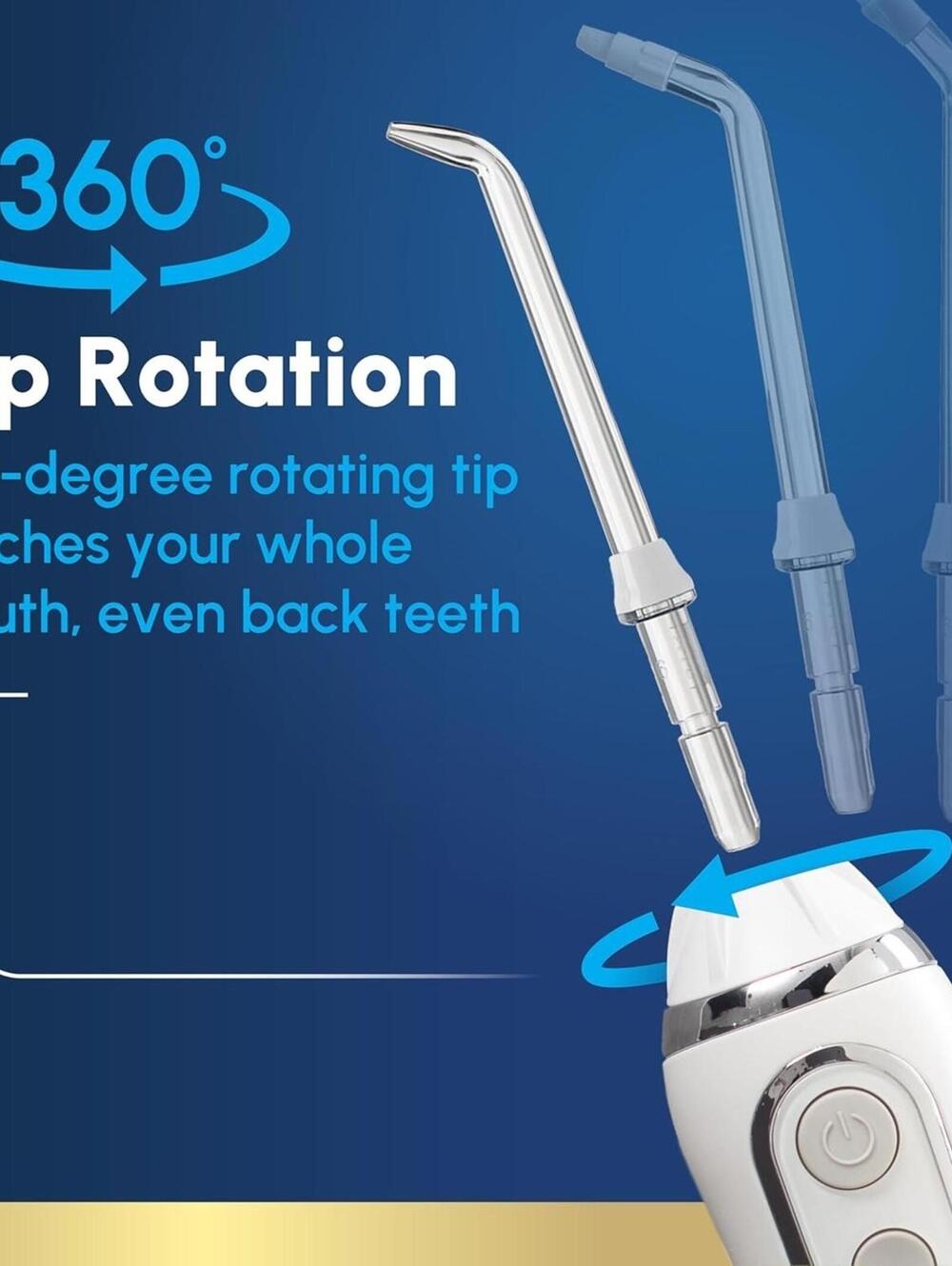 NIB Waterpik Water Flosser Cordless Advanced 2.0 Blue